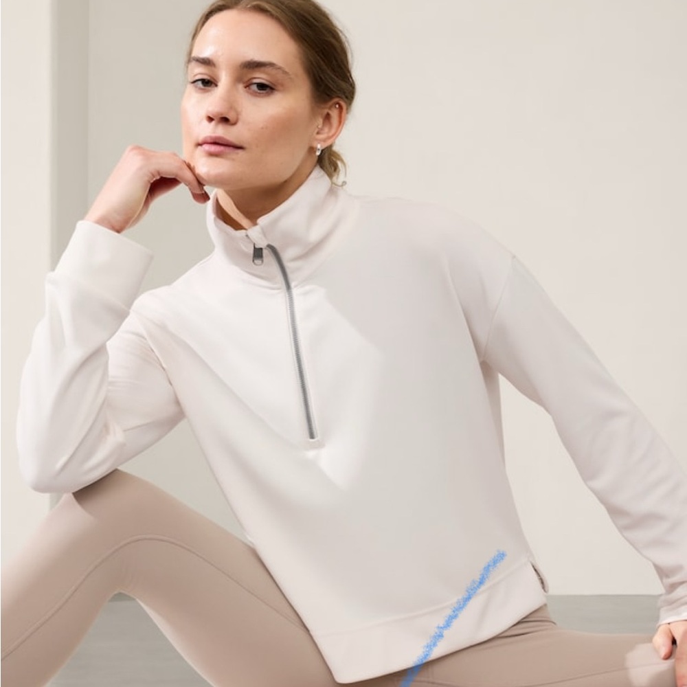 Athleta Seasoft Quarter zip